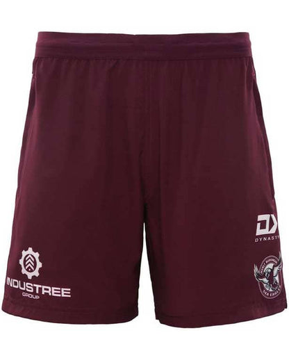 Manly Sea Eagles NRL Mens Maroon Alternate Training Shorts