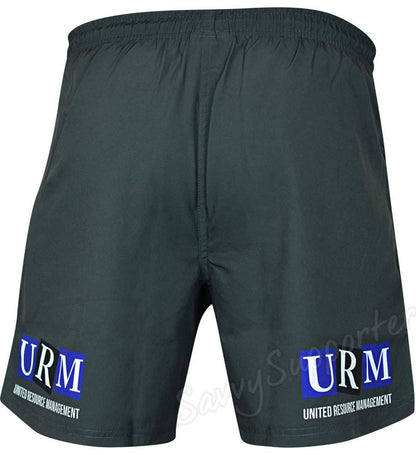 Manly Sea Eagles 2023 NRL Mens Charcoal Zip Gym Shorts