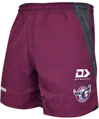 Manly Sea Eagles 2023 NRL Mens Alternate Zip Gym Shorts