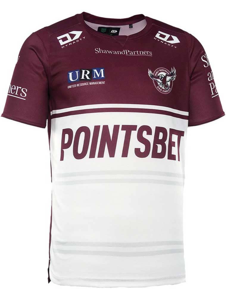 Manly Sea Eagles NRL Mens Warm Up Training Tee