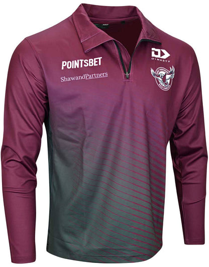 Manly Sea Eagles 2023 NRL Mens Long Sleeve Training Shirt