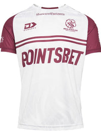 Manly Sea Eagles 2024 NRL Mens White Coaches Training Shirt