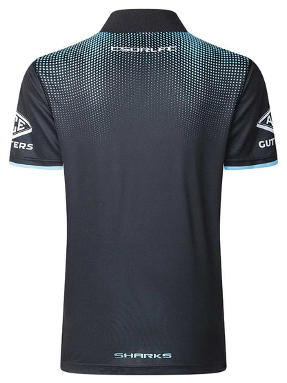 Cronulla Sharks 2025 NRL Mens Media Polo Shirt