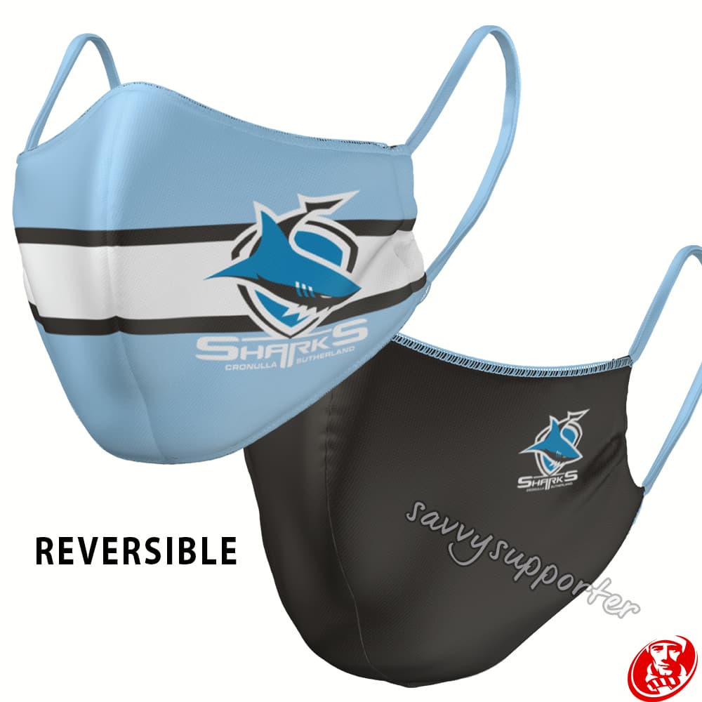 Cronulla Sharks NRL Reversible Face Mask