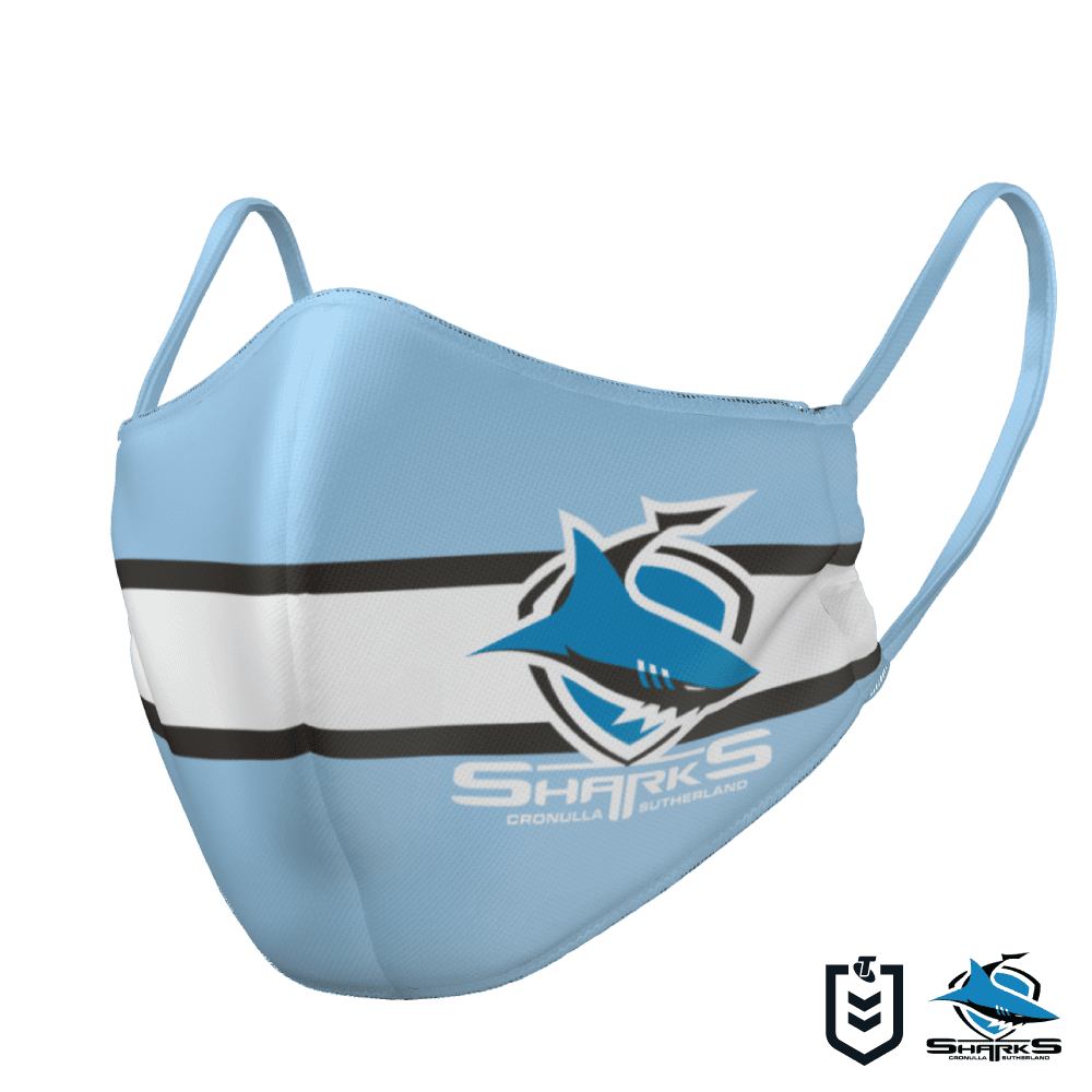 Cronulla Sharks NRL Reversible Face Mask