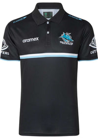 Cronulla Sharks 2023 NRL Kids Media Polo Shirt