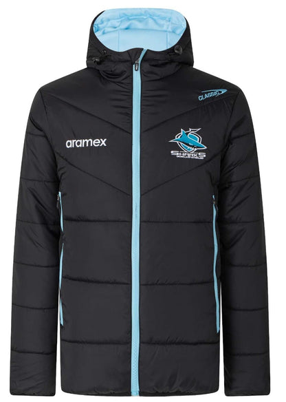 Cronulla Sharks NRL Mens Puffer Jacket