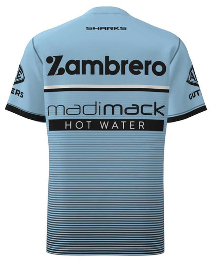 Cronulla Sharks 2023 NRL Mens Sky Training Shirt