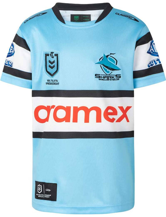 Cronulla Sharks 2023 NRL Kids Home Jersey