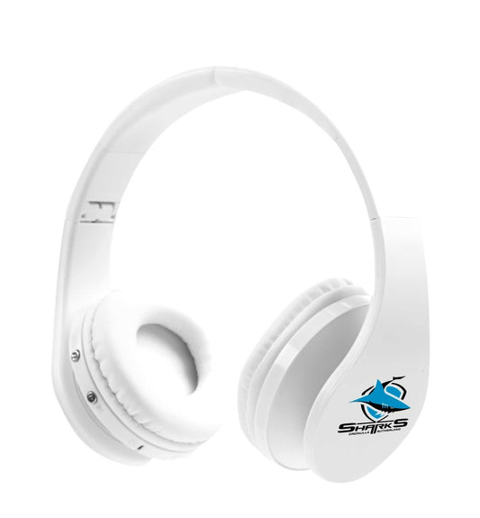 Cronulla Sharks NRL Wireless Bluetooth Headphones