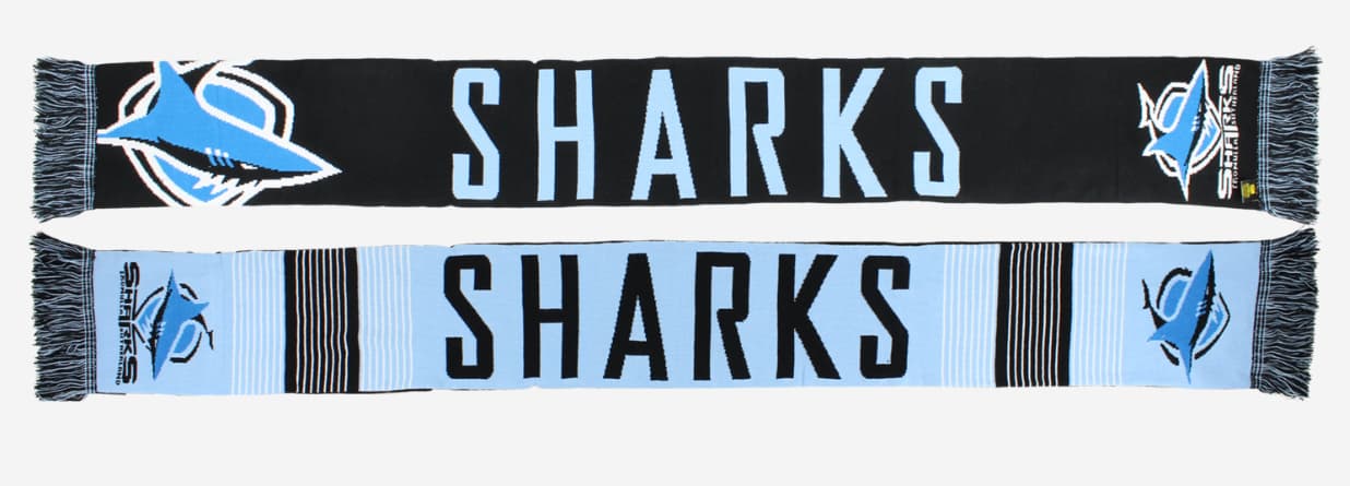 Cronulla Sharks NRL Adults Linebreak Scarf