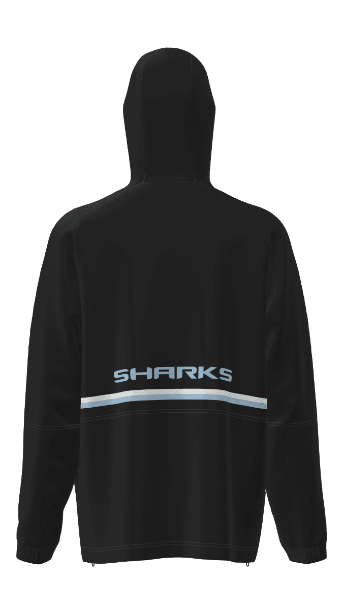 Cronulla Sharks 2023 NRL Mens Wet Weather Jacket