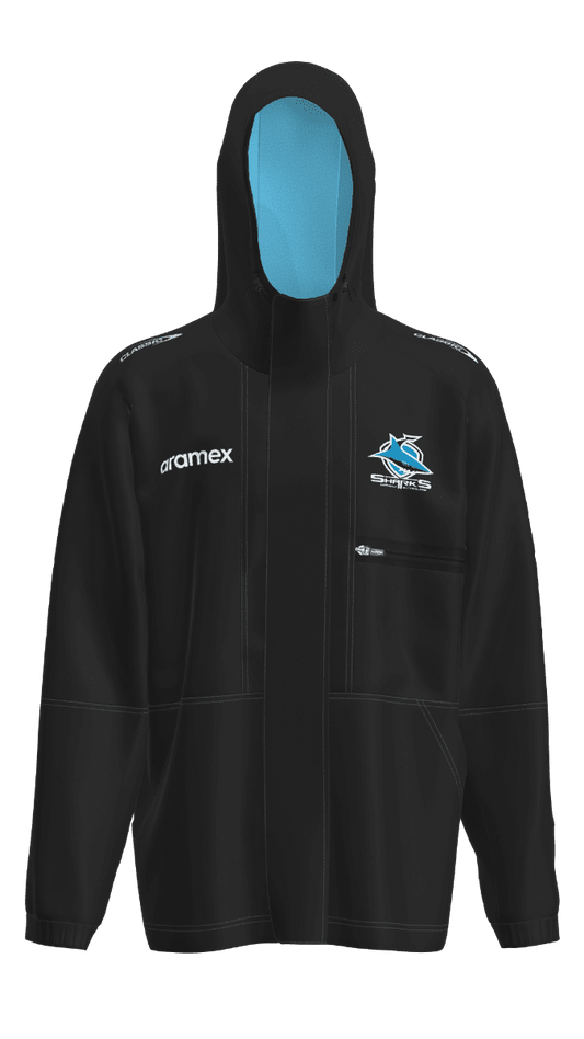 Cronulla Sharks 2023 NRL Mens Wet Weather Jacket