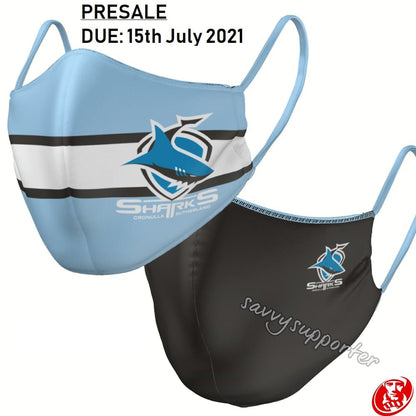 Cronulla Sharks NRL Reversible Face Mask