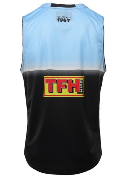 Cronulla Sharks NRL Mens Black Training Singlet