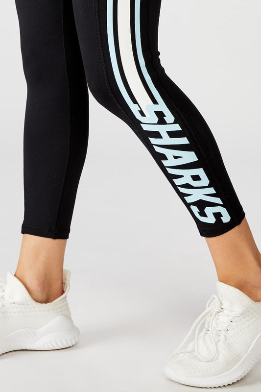 Cronulla Sharks NRL Ladies Stripe Tights