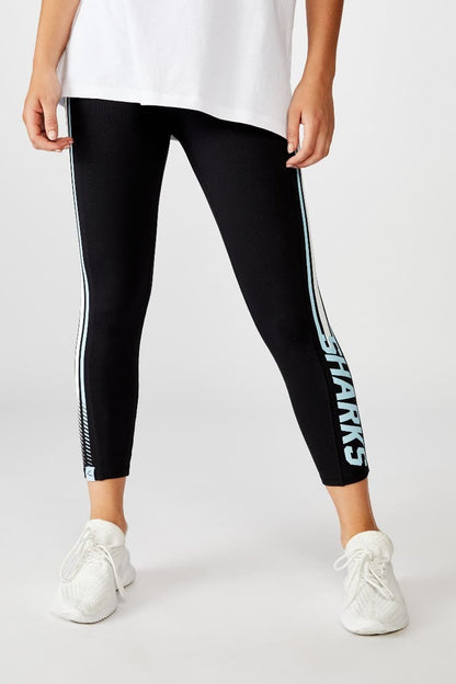 Cronulla Sharks NRL Ladies Stripe Tights