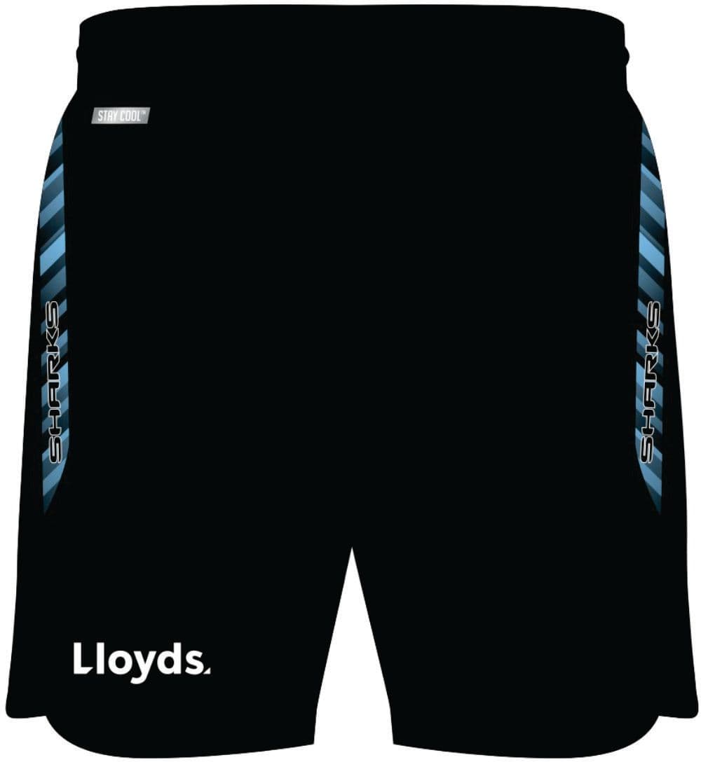 Cronulla Sharks 2024 NRL Kids Zip Training Shorts
