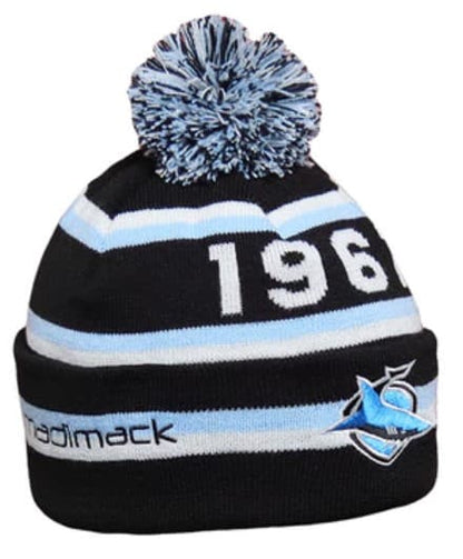 Cronulla Sharks NRL Adult Turnover Knit Beanie