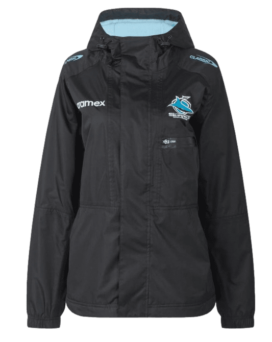 Cronulla Sharks 2023 NRL Kids Wet Weather Jacket