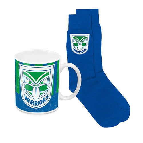 New Zealand Warriors NRL Heritage Mug and Sock Pack