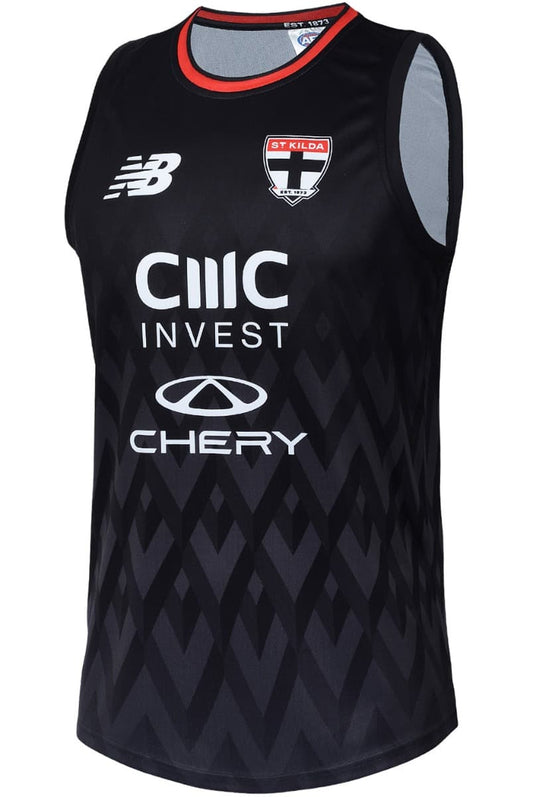 St Kilda Saints 2025 AFL Mens Coaches Training Singlet