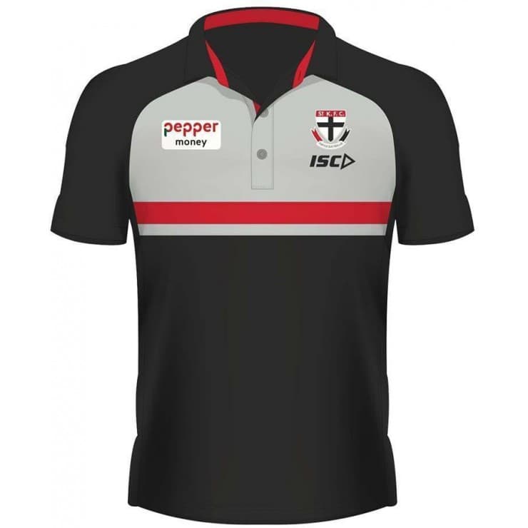 St Kilda Saints AFL Mens Media Polo Shirt