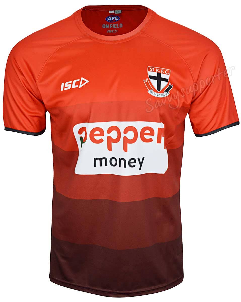 St Kilda Saints AFL Mens Red Training Shirt