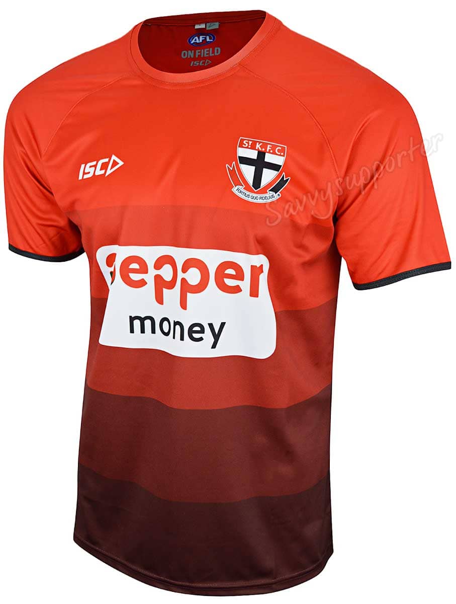 St Kilda Saints AFL Mens Red Training Shirt