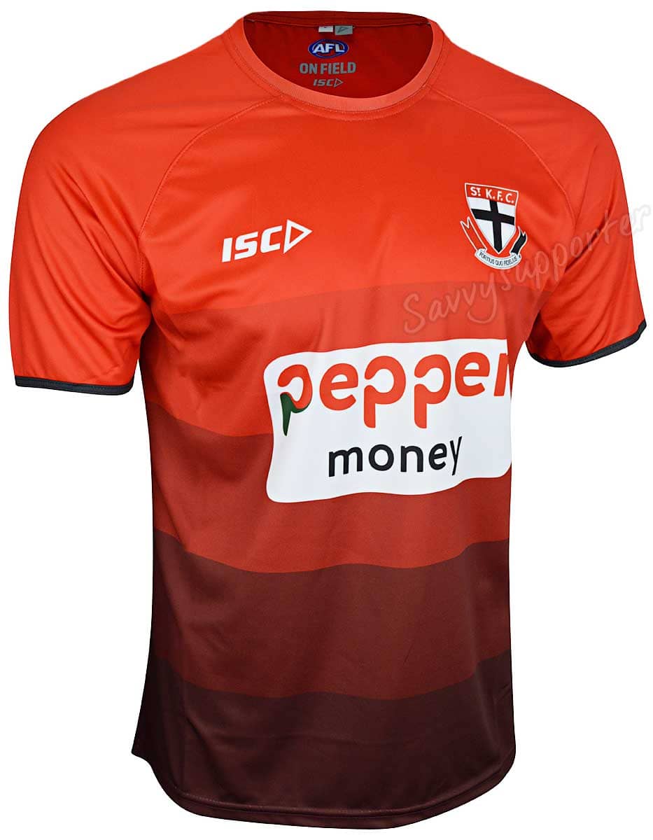 St Kilda Saints AFL Mens Red Training Shirt