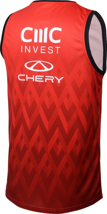 St Kilda Saints 2025 AFL Mens Red Training Singlet