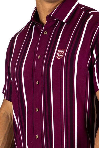 QLD Maroons 2025 State of Origin NRL Mens Sorrento Party Shirt
