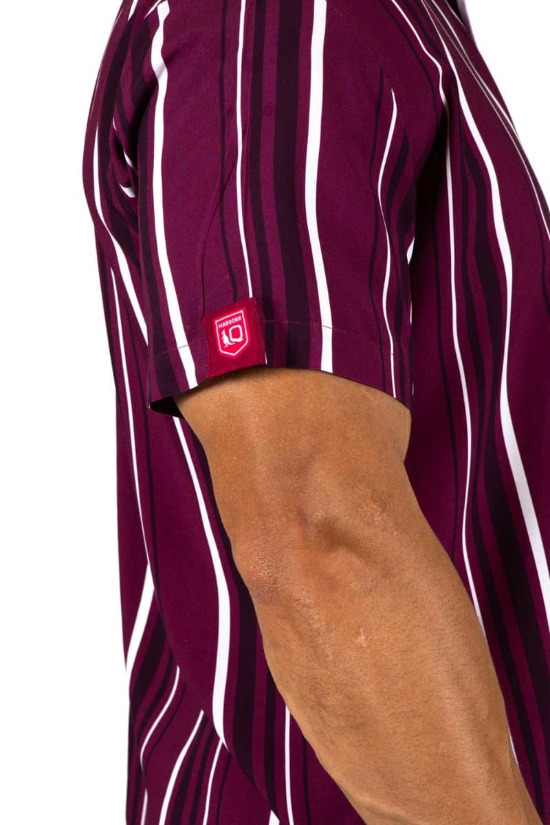 QLD Maroons 2025 State of Origin NRL Mens Sorrento Party Shirt