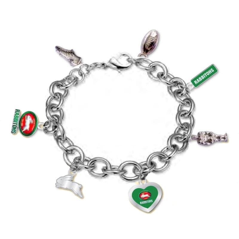 South Sydney Rabbitohs NRL Charm Bracelet