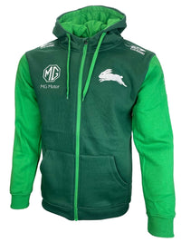 South Sydney Rabbitohs NRL Mens Green Full Zip Hoodie