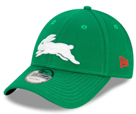 South Sydney Rabbitohs NRL Adults 9FORTY Green Cloth Strap Cap