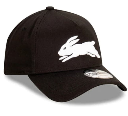 South Sydney Rabbitohs Black 9FORTY A-Frame Snapback Cap