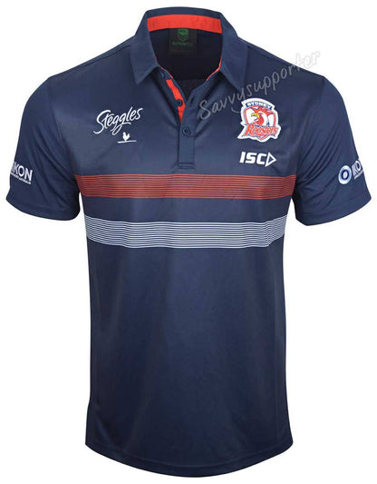 Sydney Roosters NRL Kids Media Polo Shirt