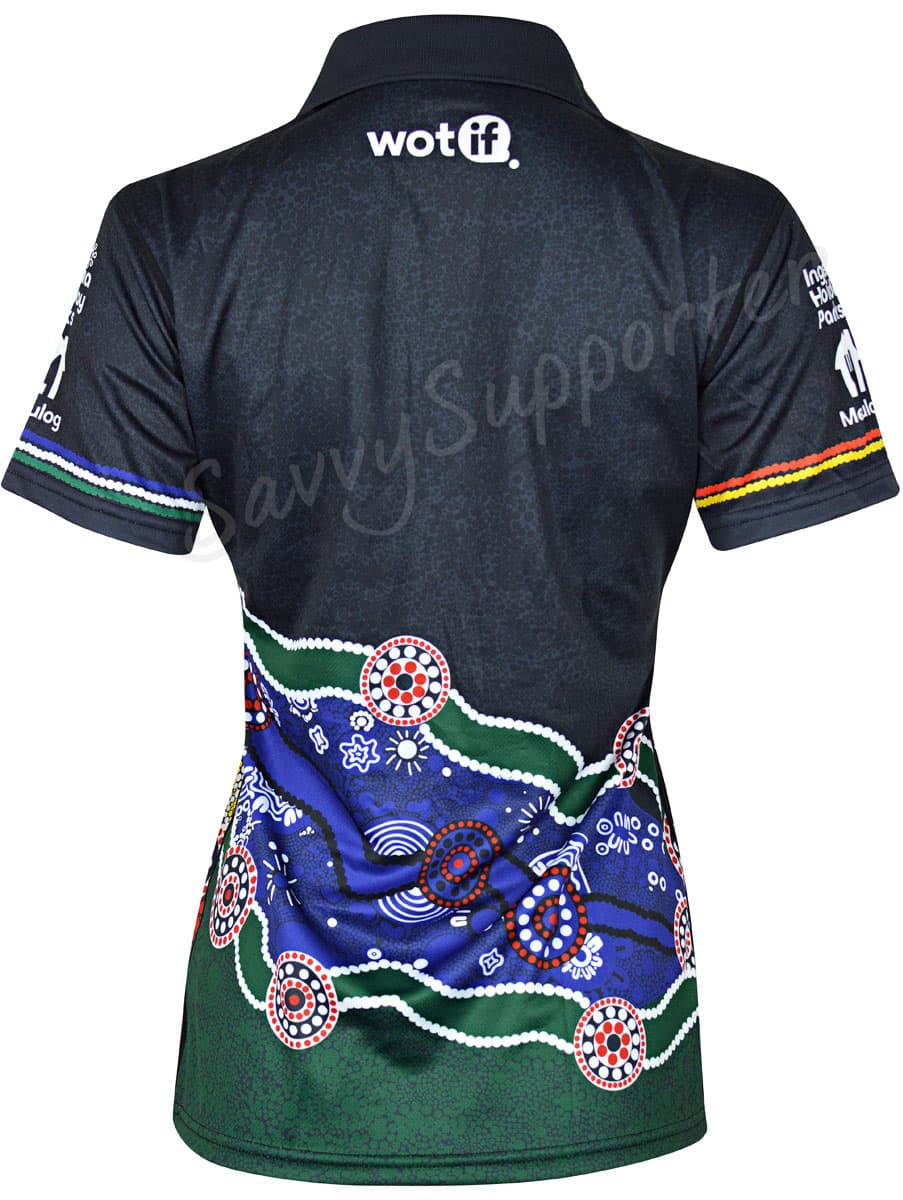 South Sydney Rabbitohs 2024 NRL Ladies Indigenous Polo Shirt