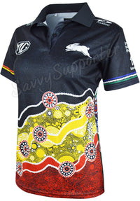 South Sydney Rabbitohs 2024 NRL Ladies Indigenous Polo Shirt