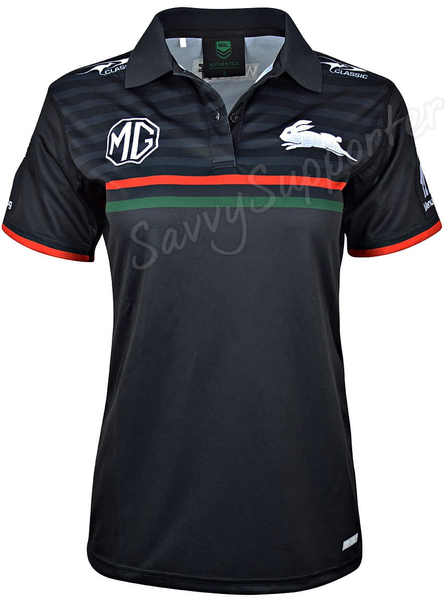 South Sydney Rabbitohs 2024 NRL Ladies Players Polo Shirt