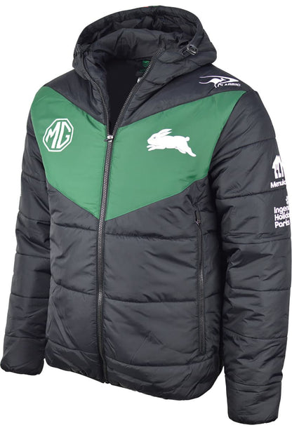 South Sydney Rabbitohs 2024 NRL Mens Padded Puffer Jacket