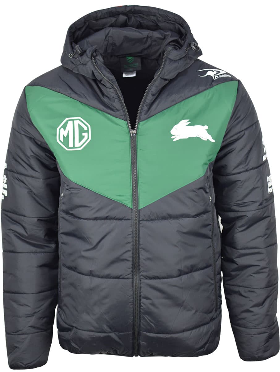 South Sydney Rabbitohs 2024 NRL Mens Padded Puffer Jacket