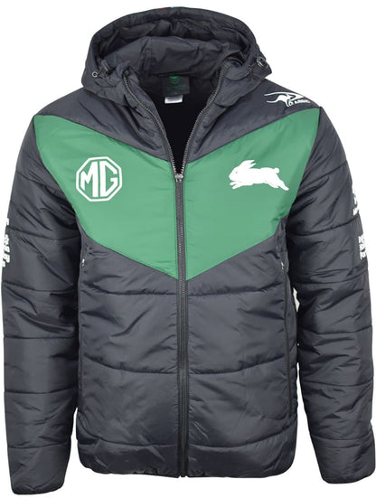 South Sydney Rabbitohs 2024 NRL Mens Padded Puffer Jacket