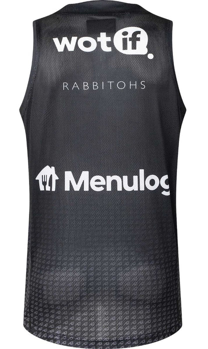South Sydney Rabbitohs 2025 NRL Mens Black Training Singlet
