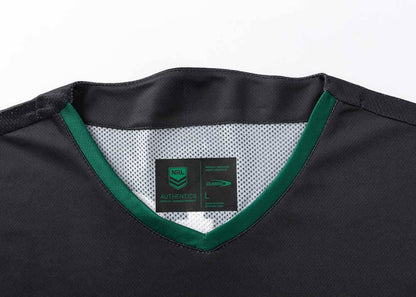 South Sydney Rabbitohs 2025 NRL Kids Black Training Shirt