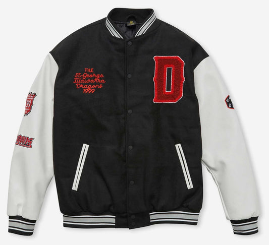St George Dragons NRL Mens Varsity Jacket ***OVERSIZE PRODUCT***