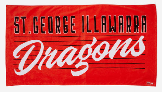 St George Dragons NRL Headline Mega Beach Towel 170cm x 90cm