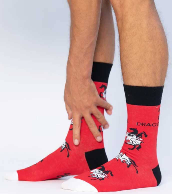 St George Dragons NRL Adults Large Logo Socks