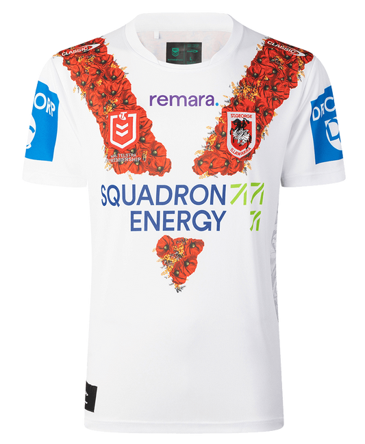 St George Dragons 2026 NRL Mens Anzac Jersey